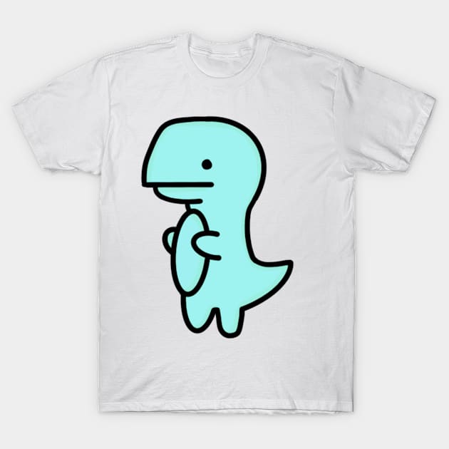 Light Blue Dino T-Shirt by Jessicaleah15